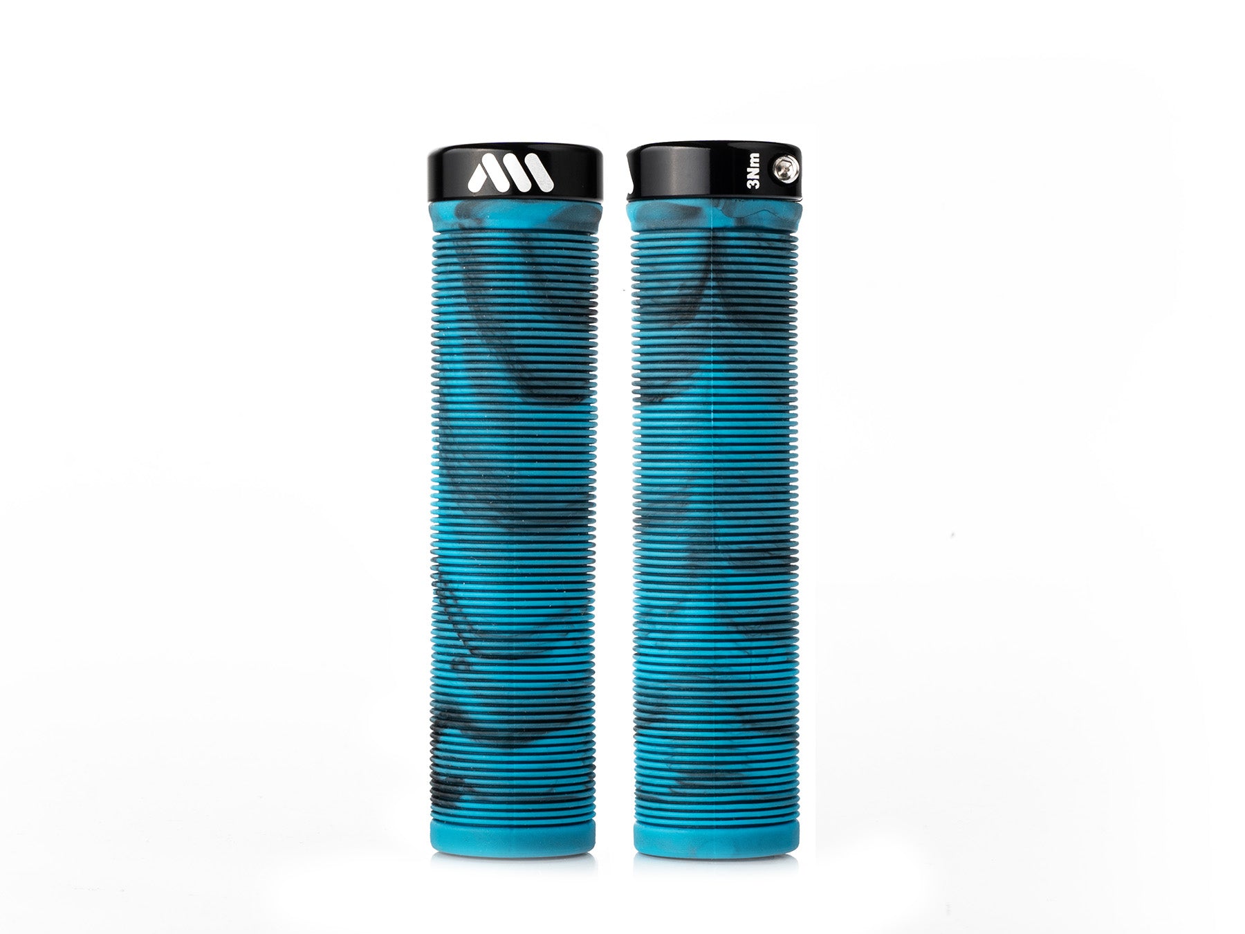 AMS BARCODE MTB Grips – Blue Camo | Classic Comfort & Control