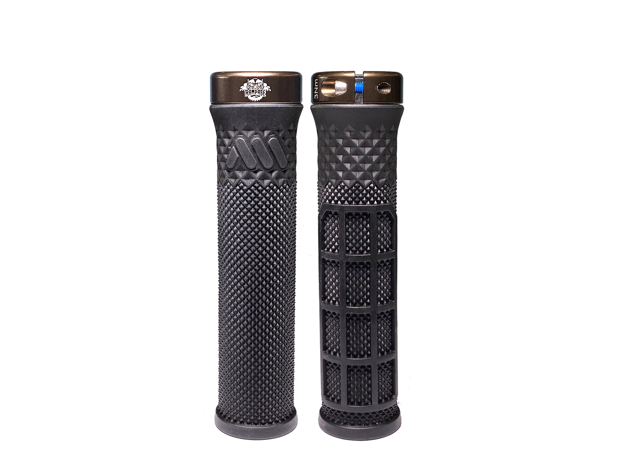 Black shop bike grips