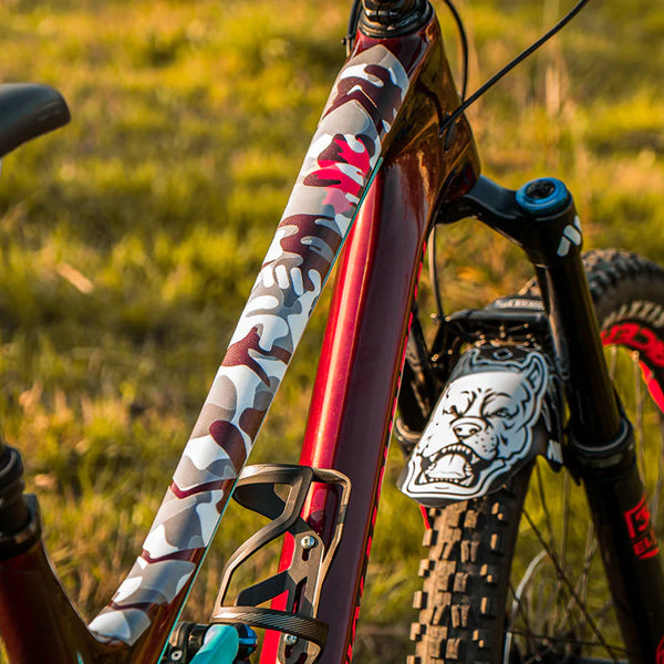 This is the right way to use a bike frame saver