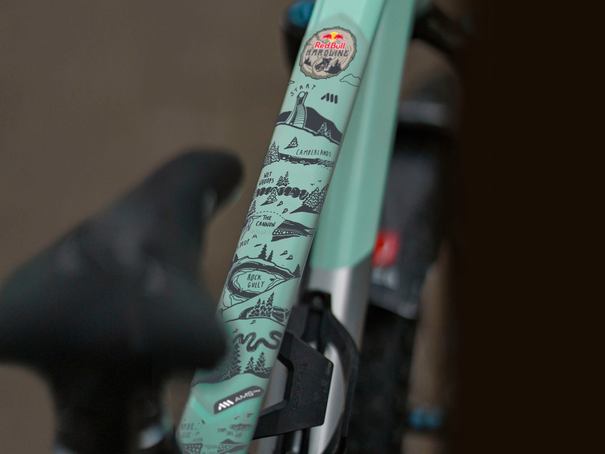 Ams R&b Frame AMS X Red Bull Hardline Frame Guard - Ultimate MTB Protection