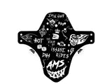 AMS Mud Guard Guard Hell Gang design outside of the packaging