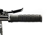 AMS X Red Bull Rampage Rise grips top view on a bike