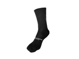 AMS Ride Fast cycling socks in black front view