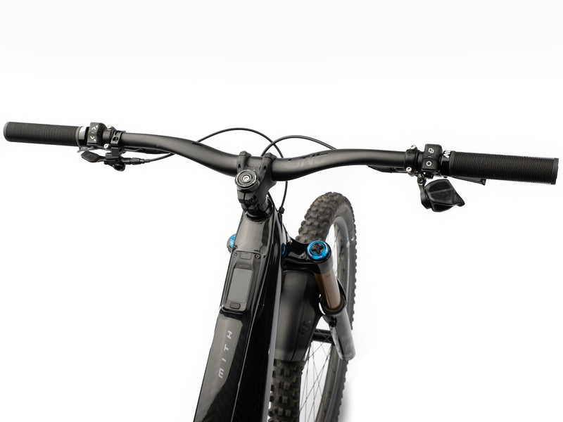 AMS Barcode Grips in Black color. Installed cockpit upper view