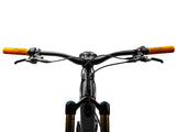 AMS Barcode Grips in Orange Camo color. Installed cockpit front view