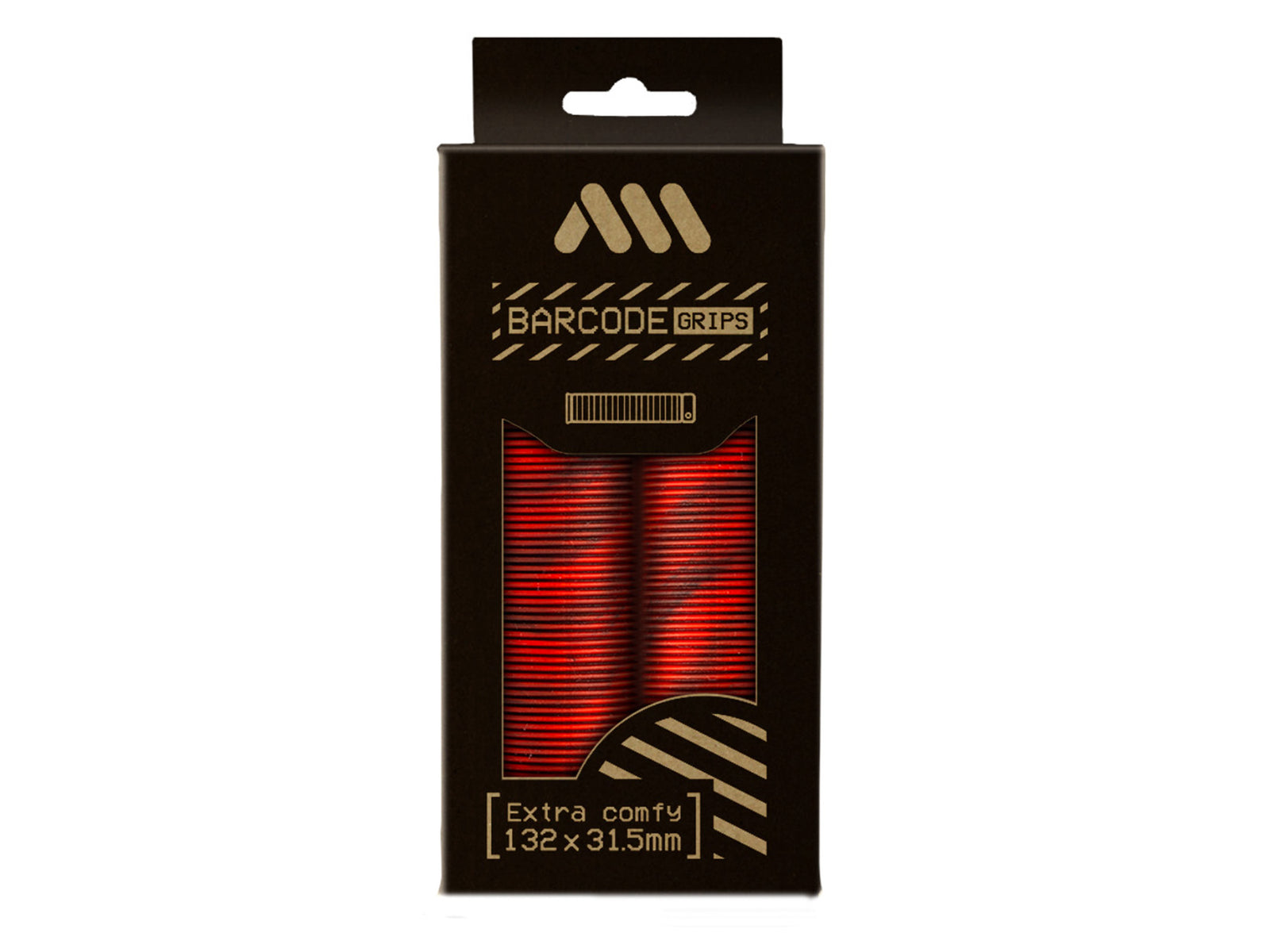 AMS BARCODE MTB Grips – Red Camo | Classic Comfort & Control