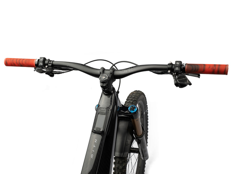 AMS Barcode Grips in Red Camo color. Installed cockpit upper view