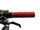 AMS Barcode Grips in Red Camo color. Installed front view
