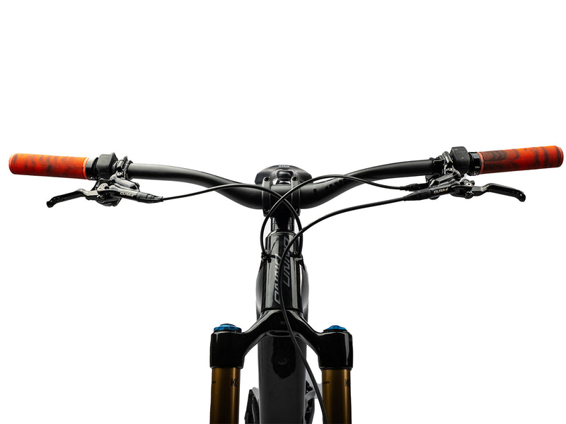 AMS Barcode Grips in Red Camo color. Installed cockpit front view