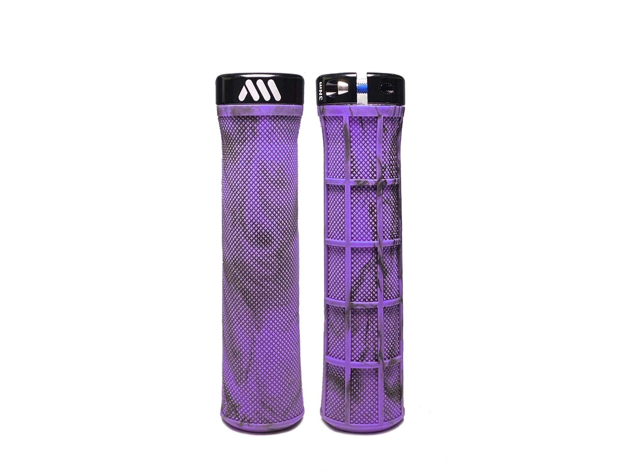 AMS Berm grips. Purple Camo