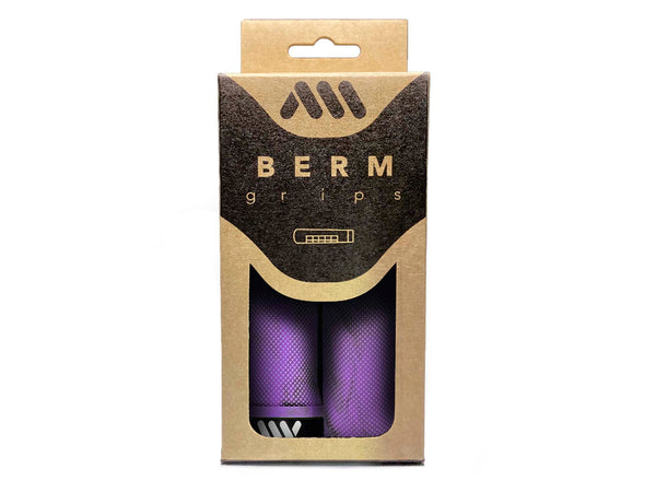 AMS Berm Grips for mtb in purple camo color packaging product picture
