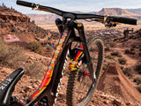 AMS X Red Bull Rampage 25th Anniversary Limited Edition Frame Guard Extra main product view installe on the bike