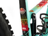 AMS X Red Bull Rampage Freeride Flames Frame Guard Extra seat stay product image installed on a bike