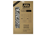 AMS Frame Guard in Full Size Combat Camo design black version inside the packaging