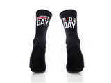 AMS Ride Day socks Black rear view