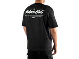 AMS Riders Club oversize tee in black main back view