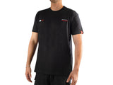 AMS Shred tee in black main front view