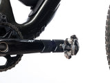 AMS Crank Arm Protection in Black installed side
