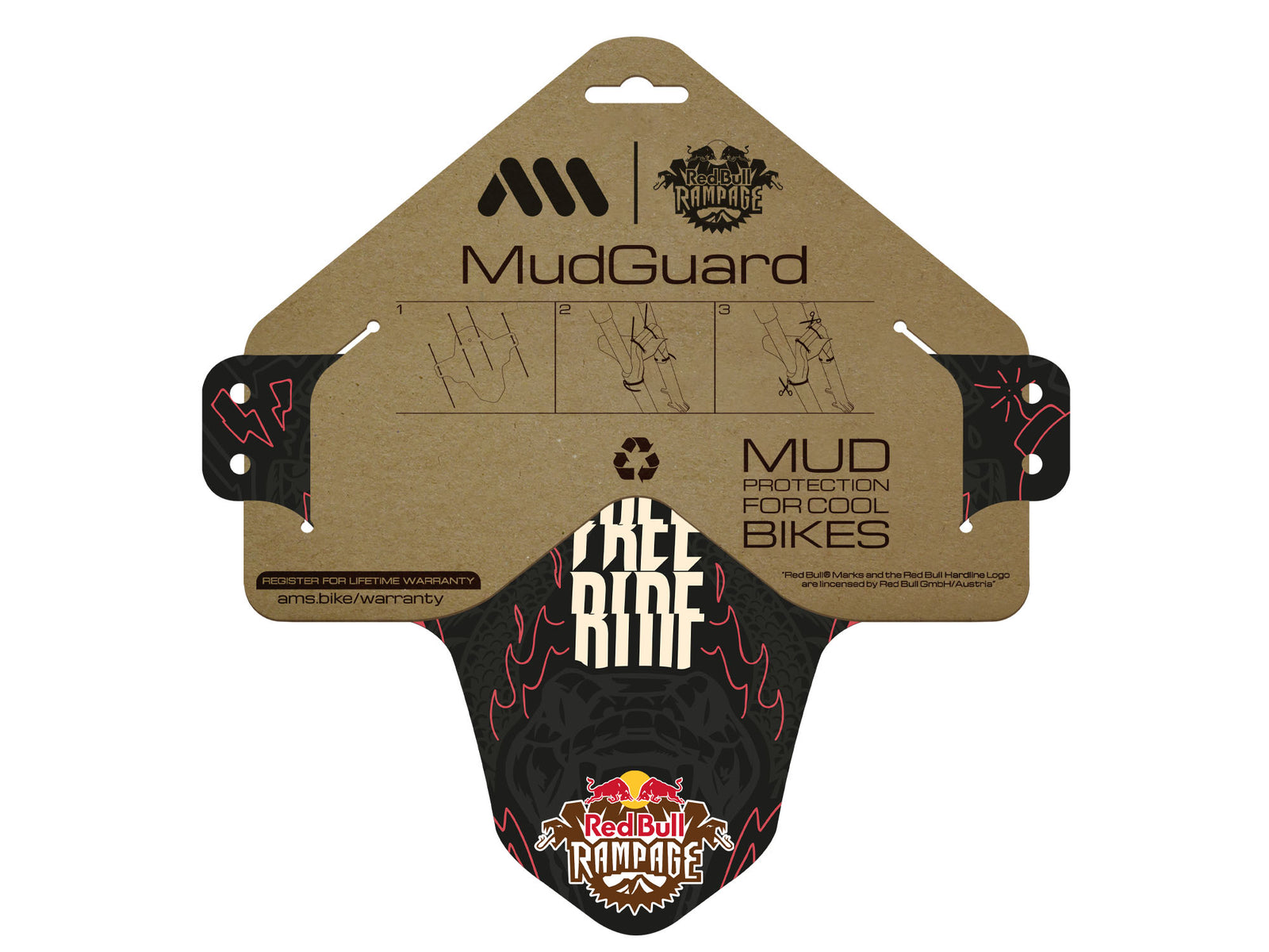 bulls wildtail schutzblech AMS X Red Bull Rampage Mud Guard – Freeride Edition