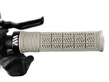 AMS Rise Grips in Grey color. Installed upper view