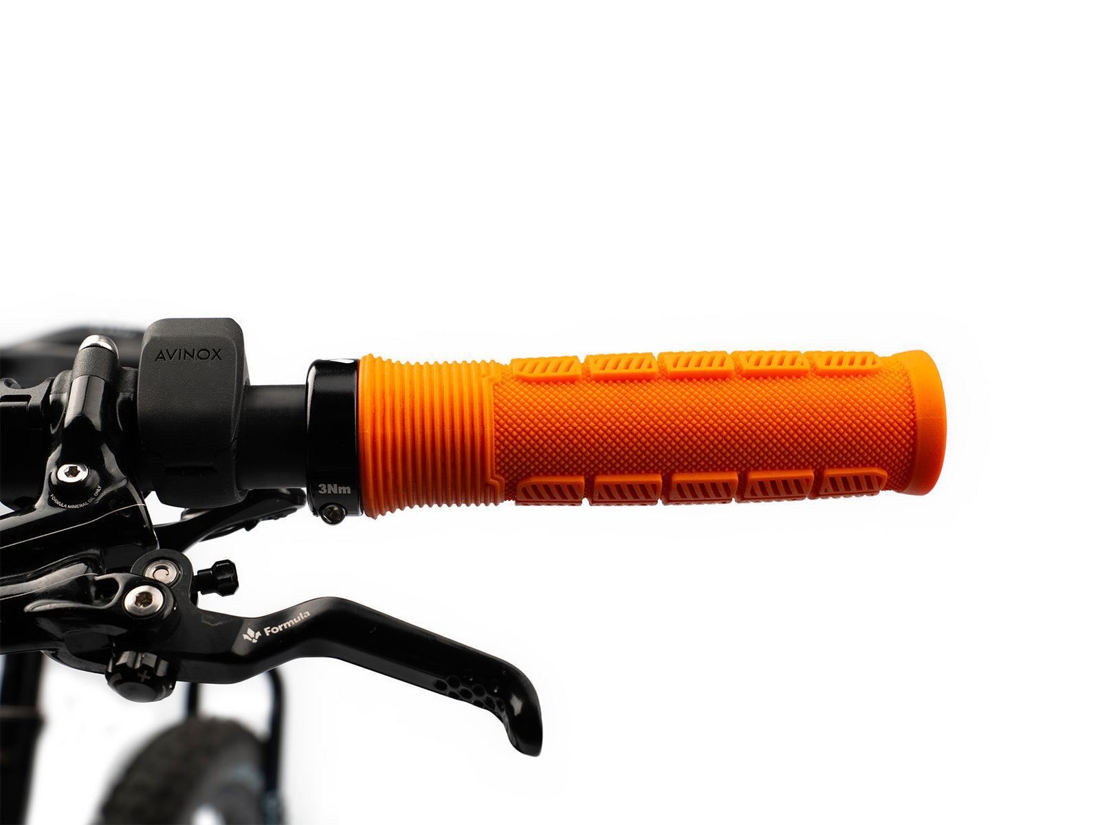 mountainbike griffe orange AMS Rise grips. Orange