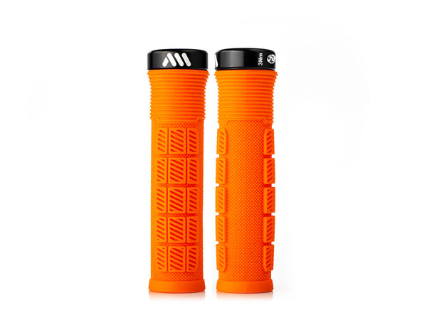 AMS Rise Grips in Orange color. Product view