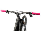 AMS Rise Grips in Pink color. Installed cockpit upper view