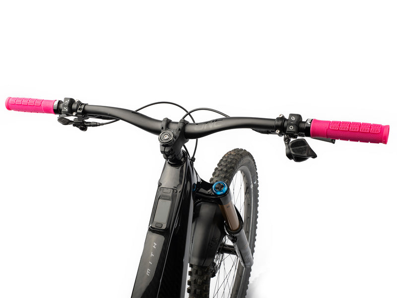AMS Rise Grips in Pink color. Installed cockpit upper view