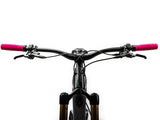 AMS Rise Grips in Pink color. Installed front view