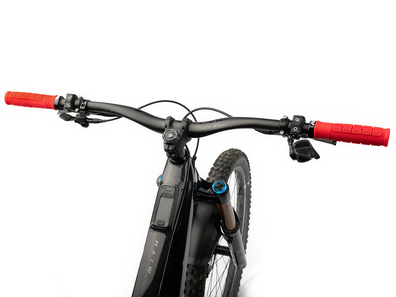 AMS Rise Grips in Red color. Installed cockpit upper view