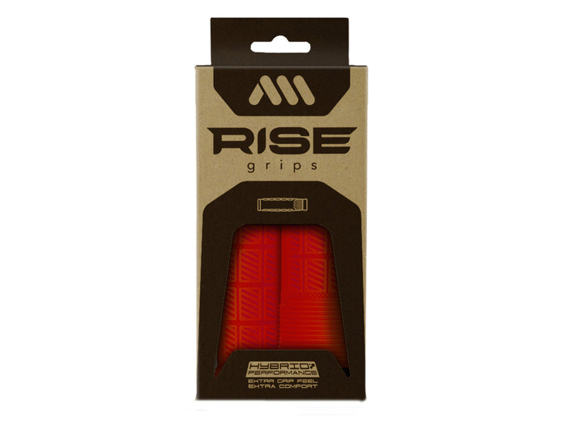 AMS Rise Grips in Red color. Packaging view