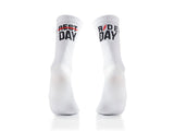AMS Ride Day socks White rear view