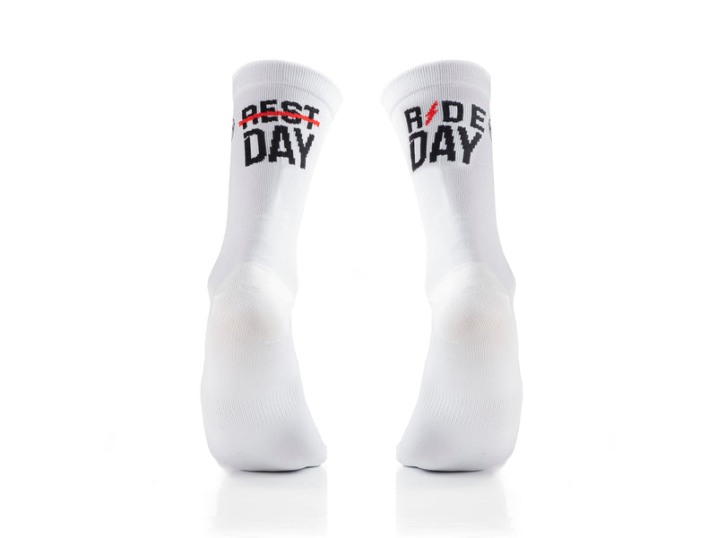 AMS Ride Day socks White rear view