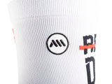 AMS Ride Day socks White embroided logo