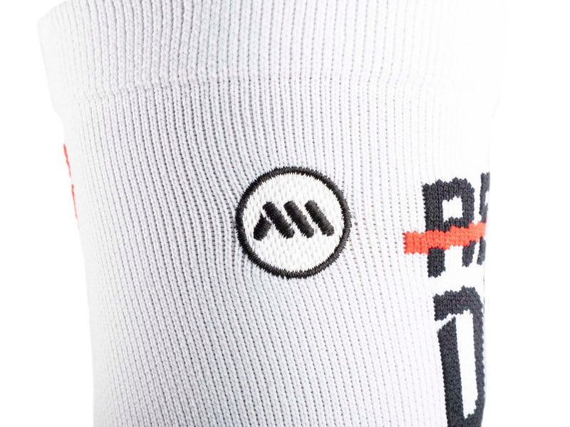 AMS Ride Day socks White embroided logo