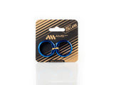 AMS Grip Collars blue retail packaging, sold as a pair
