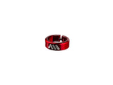 AMS Grip Collars Red, pair of lock-on grip collars