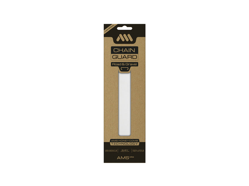 AMS Chain Guard for Road and Gravel in the packaging