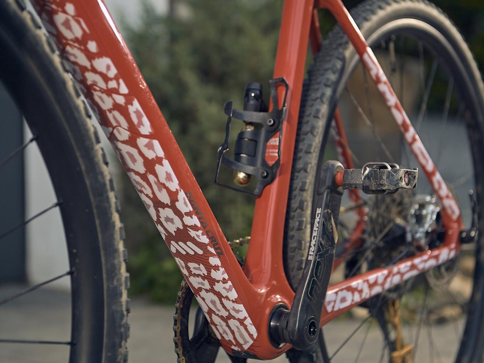 AMS Frame Guard Extra size in Cheetah animal pattern