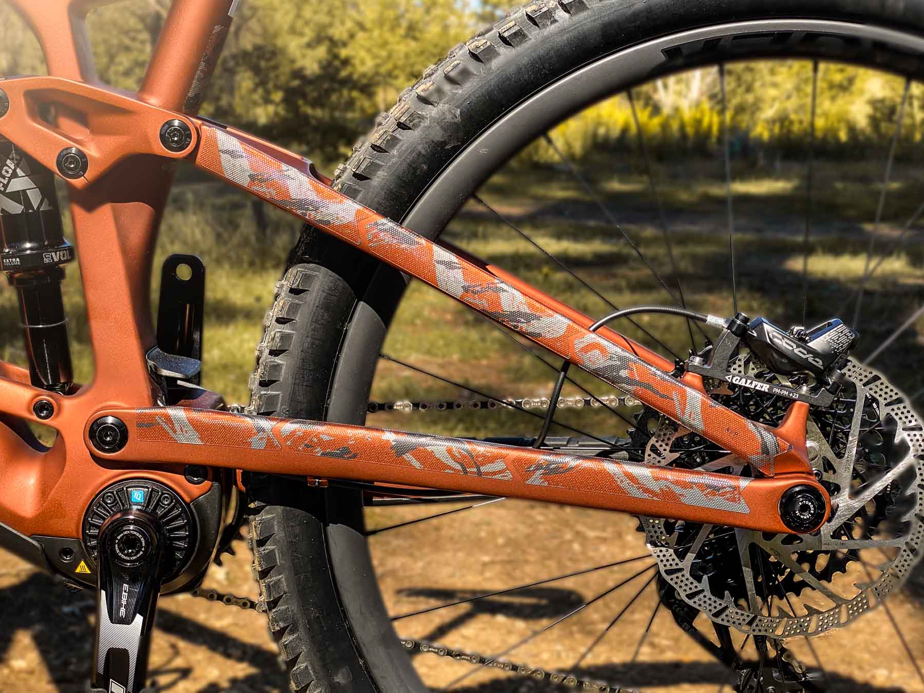 AMS X Red Bull Rampage frame protection for mtb. New edition