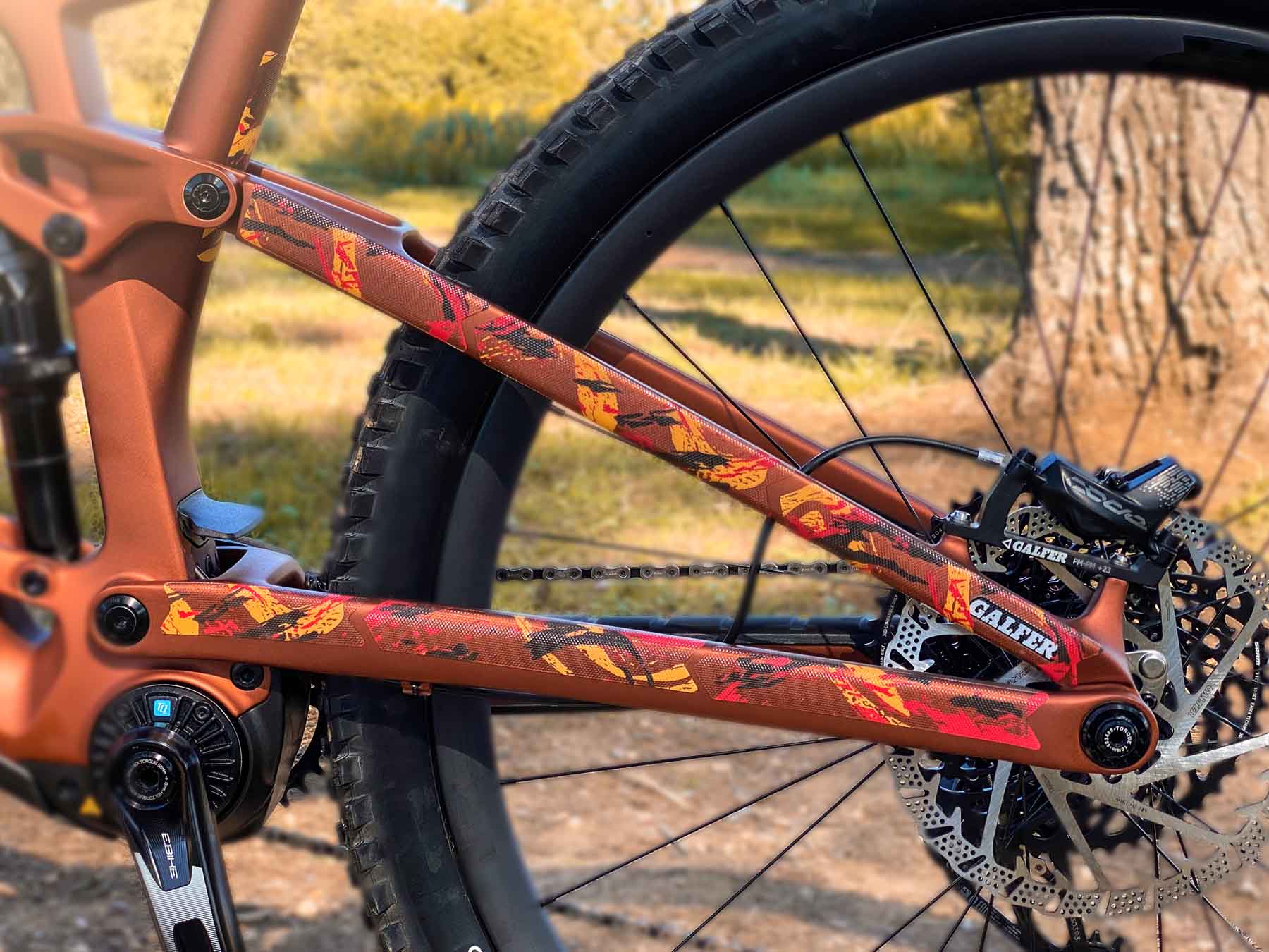 AMS X Red Bull Rampage frame protection for mtb. New edition