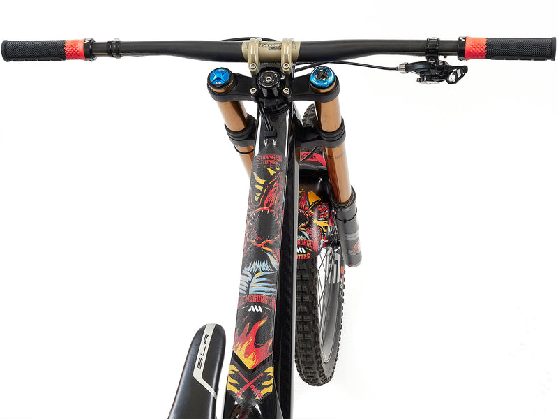 AMS X Stranger Things Demogorgon Black Background Extra Size on top tube