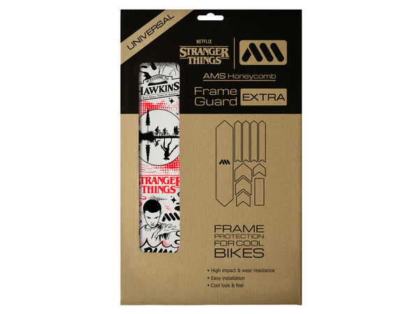 AMS X Stranger Things UpsideDown Extra Size in Black with packaging