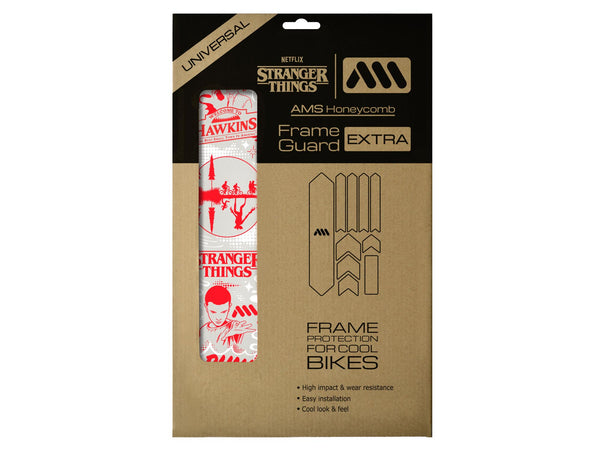 AMS X Stranger Things UpsideDown Extra Size in White with packaging