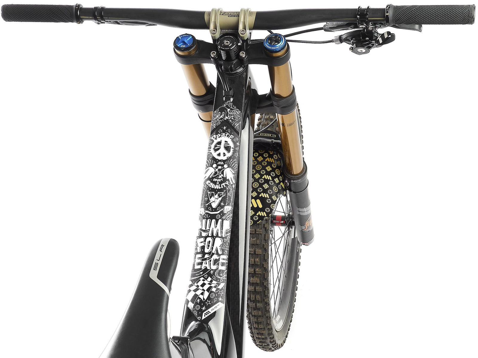 AMS X Pump for Peace frame protection for mtb