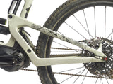 AMS X Velo Solutions Pump for Peace Frame Guard Extra in Black on the seat stay