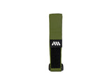 AMS velcro strap in green color outside of the packaging