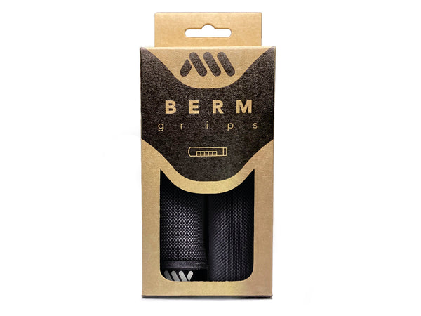 AMS Berm Grips black color product inside the packaging