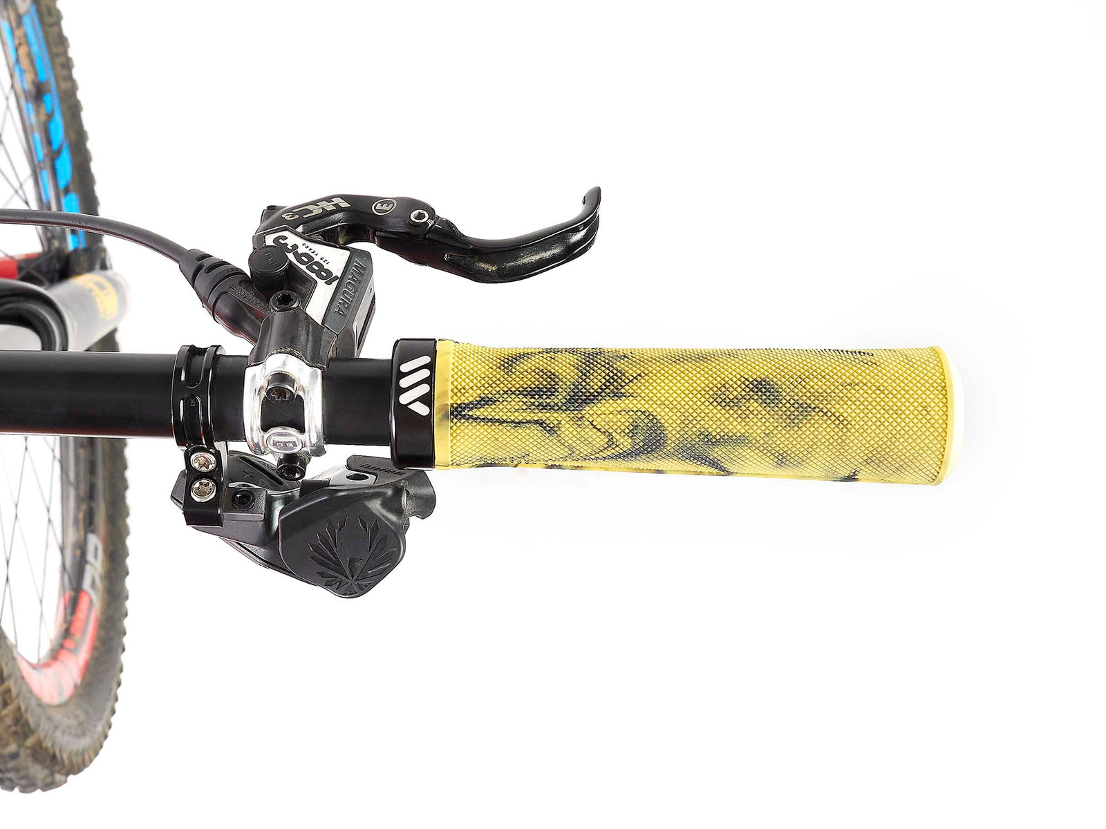 Gelbe Camo MTB Griffe