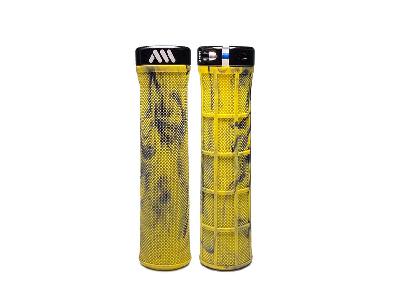 AMS grips Berm model yellow camo color product